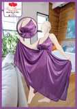 Satin Silk Gown Night Dress For Women Girls 1109